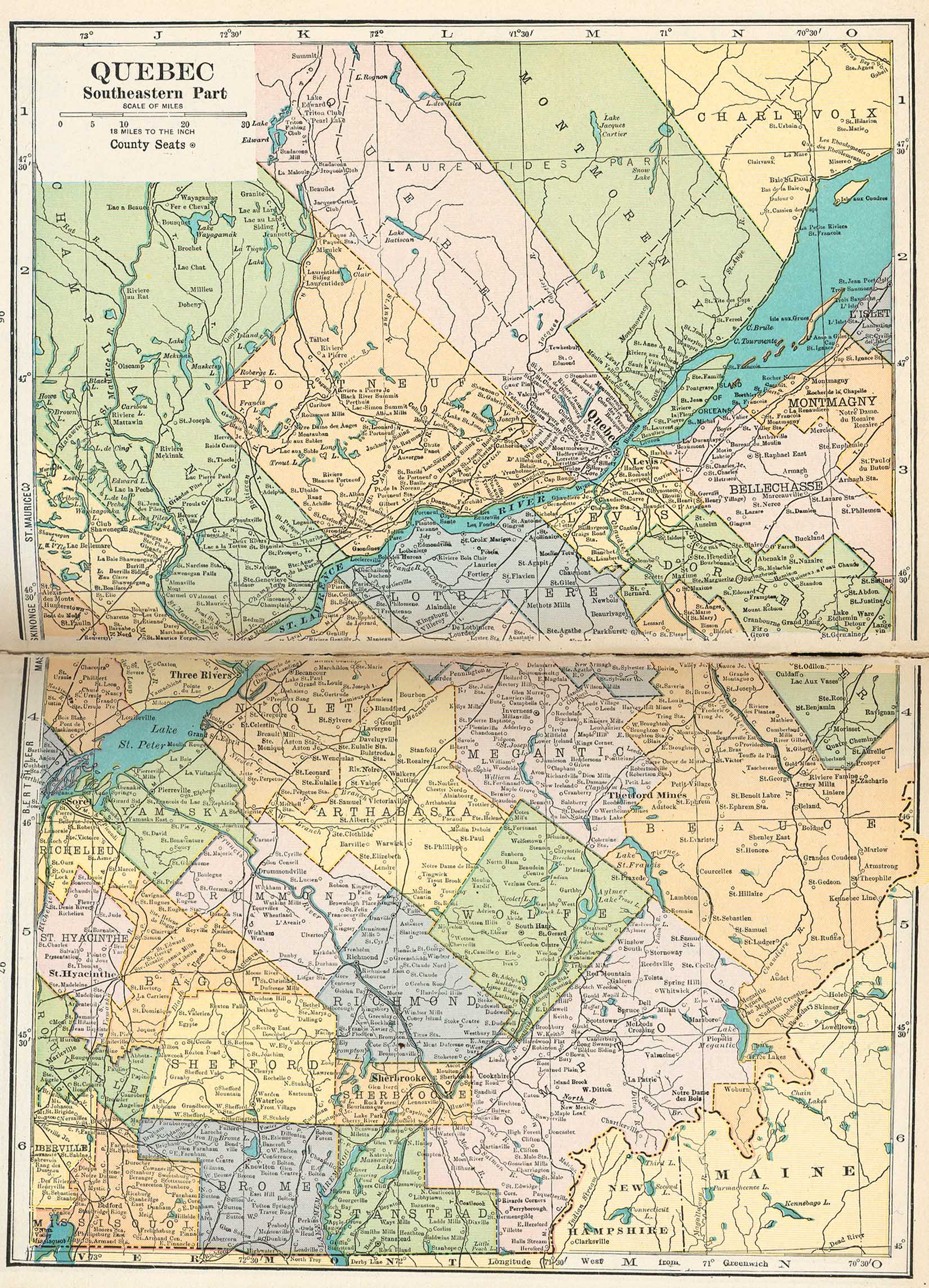 Stare.mapy.z.roznych.czesci.swiata.-.XIX.i.XX.wiek.sam_son - quebec southeastern 1921.jpg