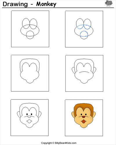 jak narysować - głowa małpki.jpg