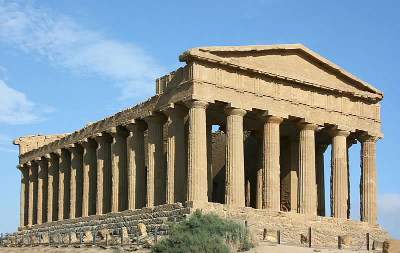Starożytna Grecja, architekuura, architekci - obrazy - Agrygent Concordia 1.jpg