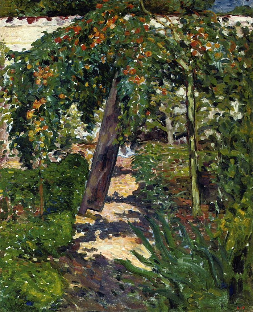 French Postimpressionism - Louis Valtat - A Tree in the Garden, 1896.jpeg