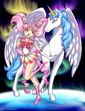 sailor senshi - Sailor_Moon___Rini_and_Pegasus_by_MustBeJewel.jpg
