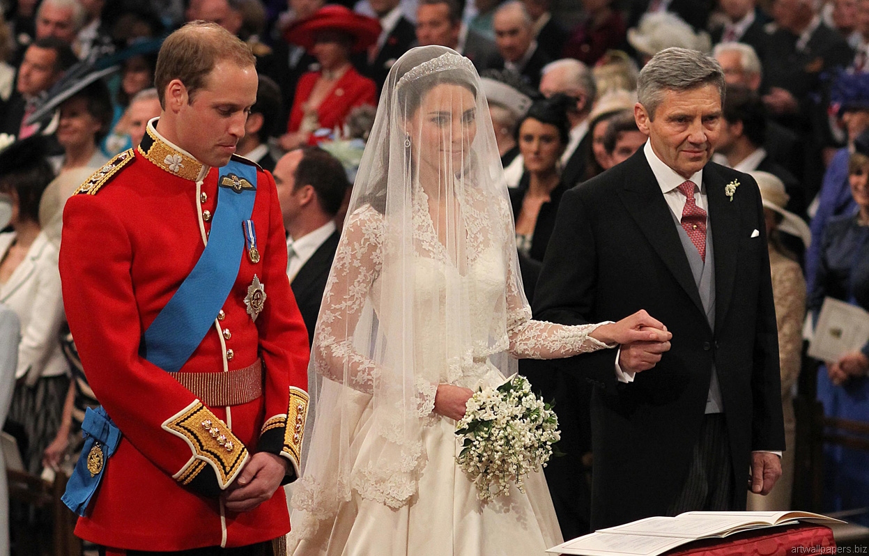 William i Kateach co to był za ślub - The Royal Wedding Prince William and Catherine Middleton Wallpaper 15.jpg