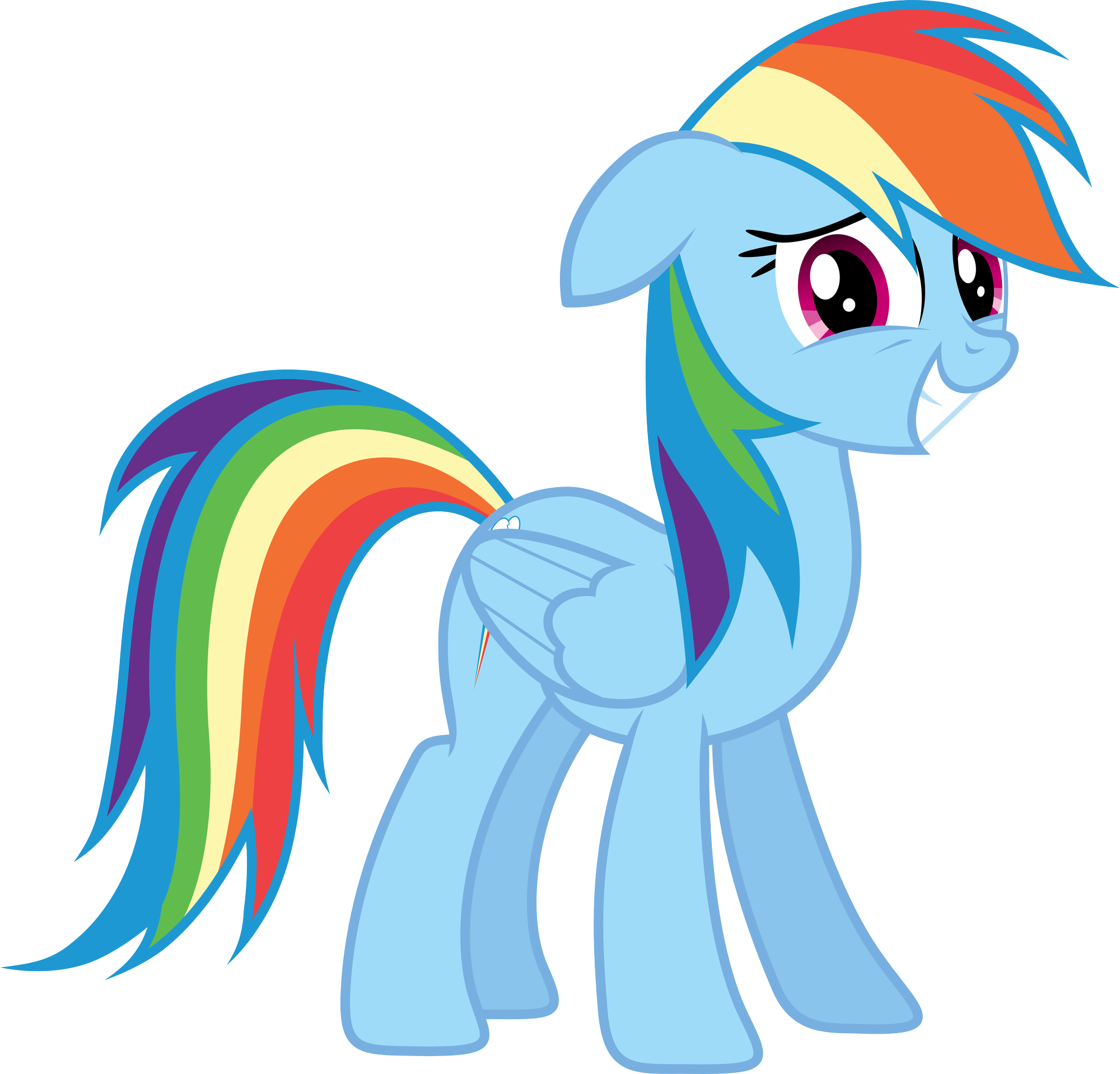Dla dzieci - Koniki Pony z filmu - rainbow dash.png