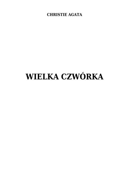 Christie Agata - Wielka Czworka 993 - cover.jpg