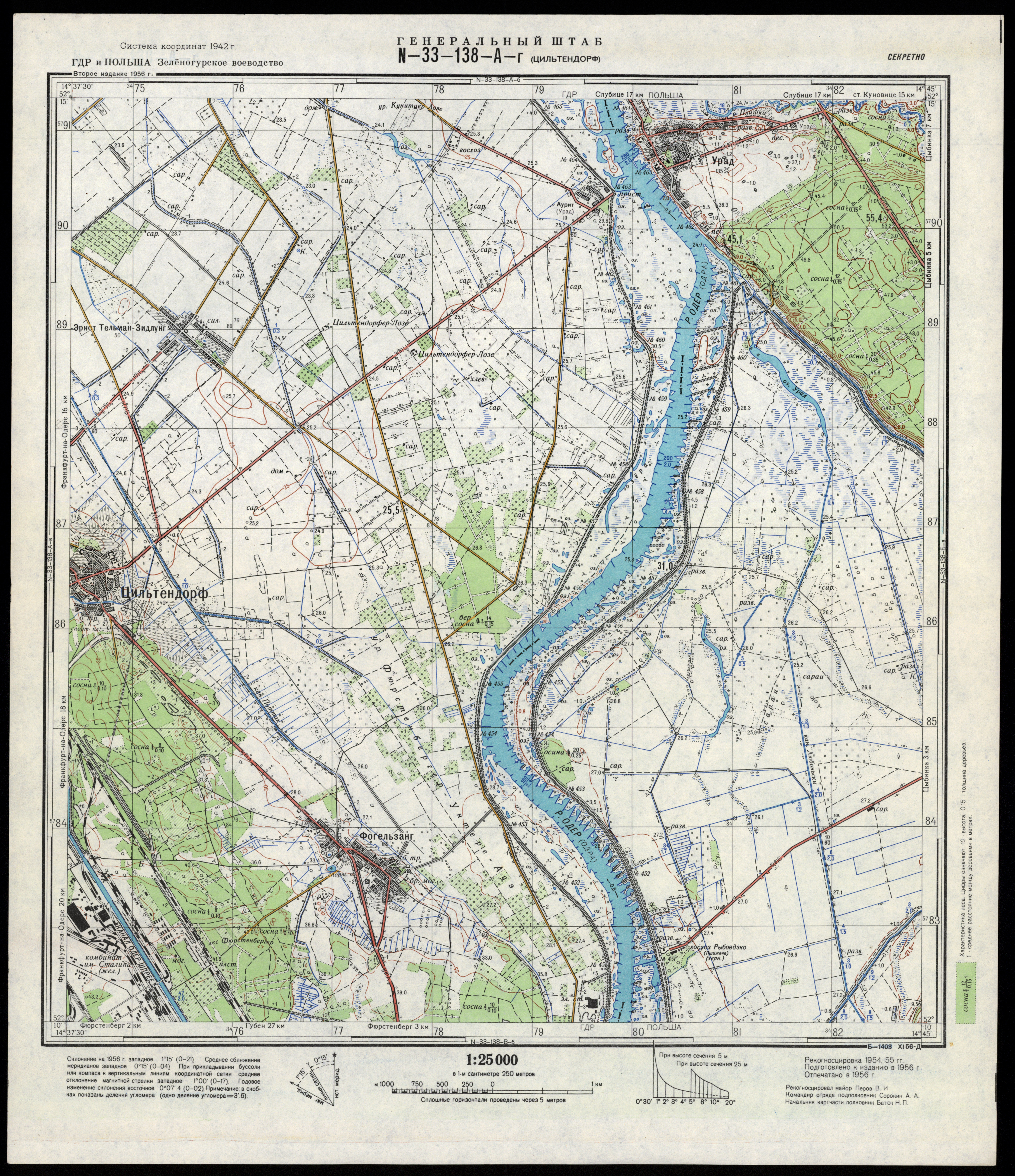 Mapy topograficzne radzieckie 1_25 000 - N-33-138-A-g_CILTENDORF_1956.jpg