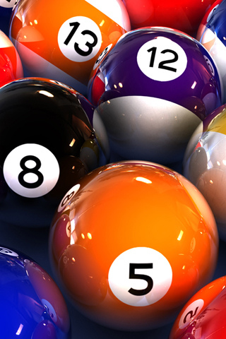 Tapety na iPhona - 0047-billiard-balls.jpg