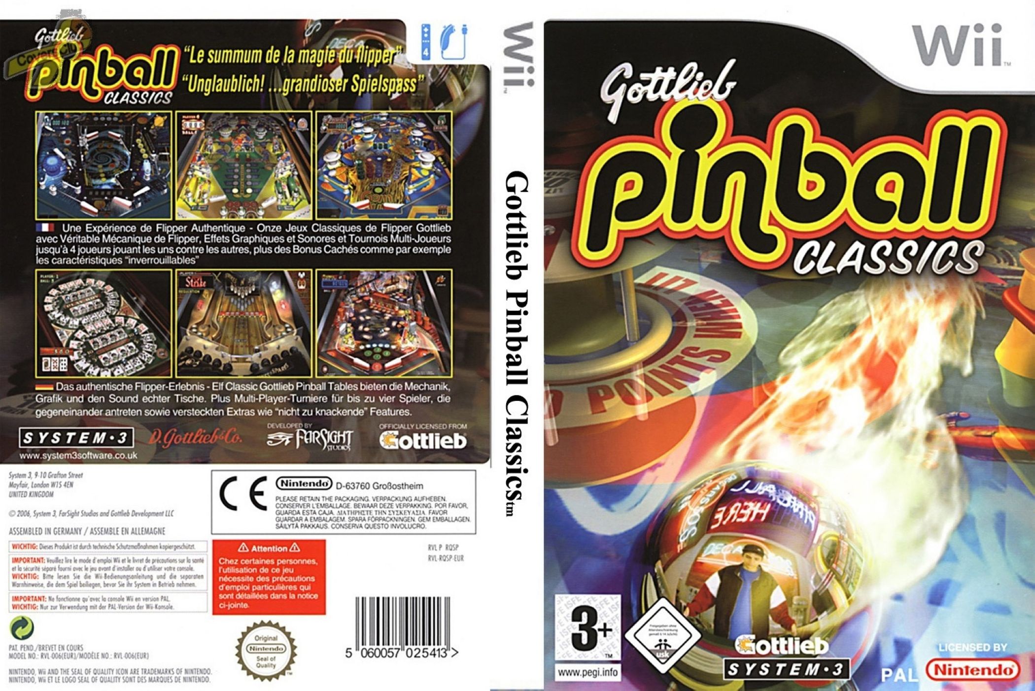 PAL - Gottlieb Pinball Classics PAL DE.JPG