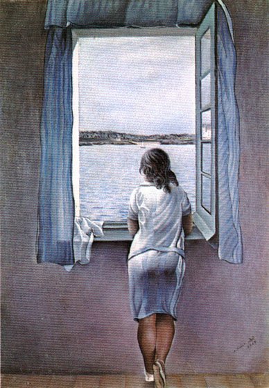 Salvador Dali - 1925 Salvador Dali - Postać przy oknie.jpg