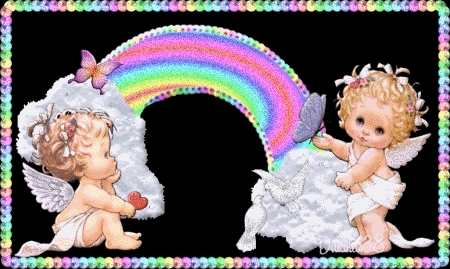 anioły dzieci - rainbow.gif