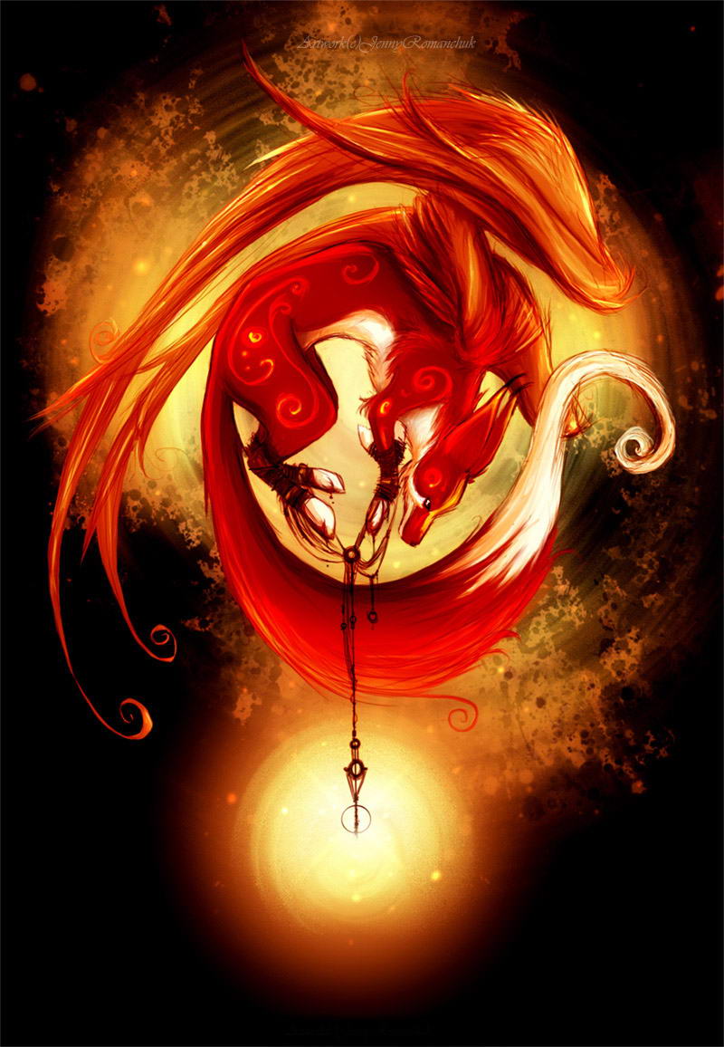 FANTASTYKA  - __Fox_Fire___by_Ashwings.jpg