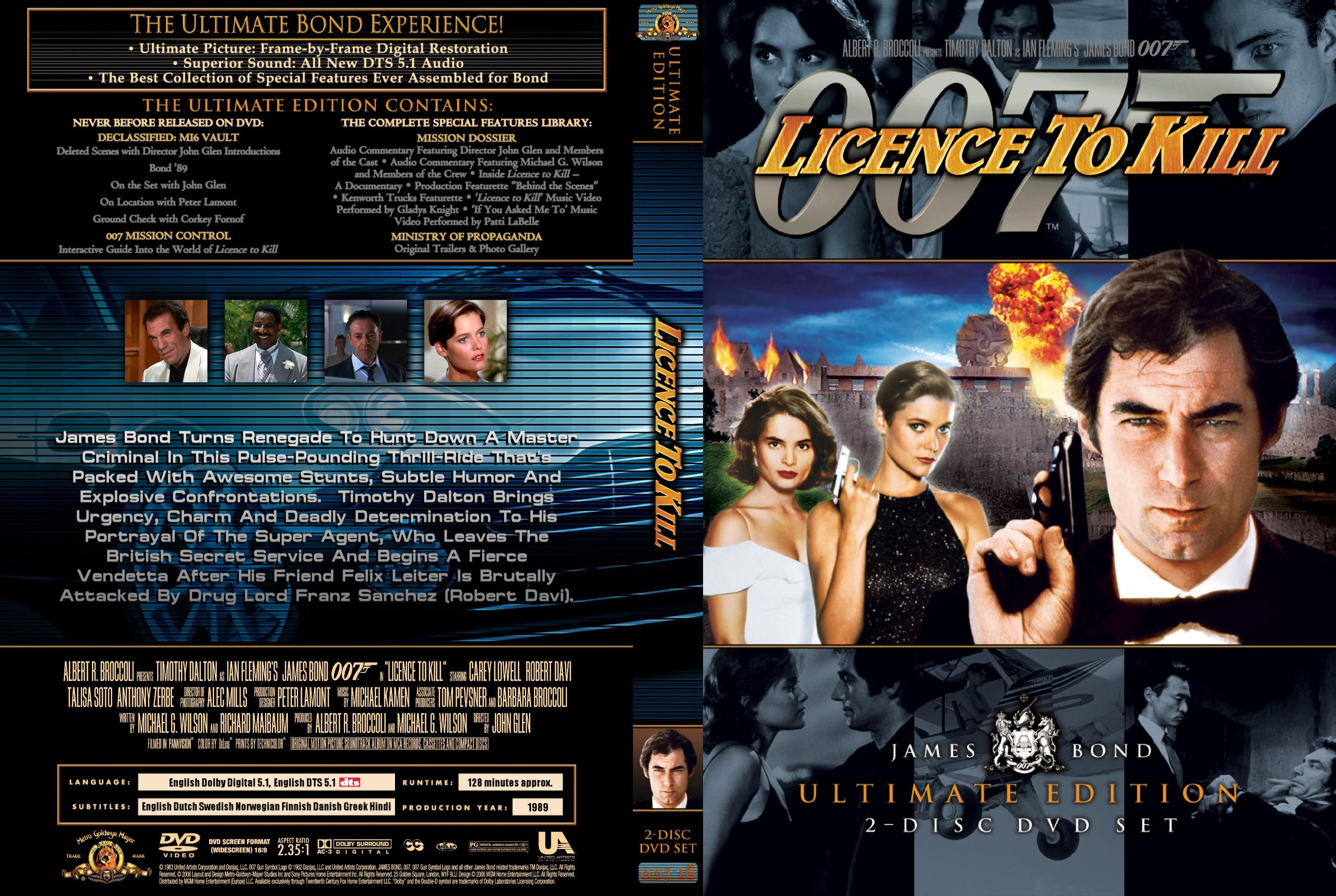 James Bond - 007 Comp... - James Bond H 007-16 Licencja na zabijanie - Licence to Kill 1989.06.13 DVD ENG.jpg