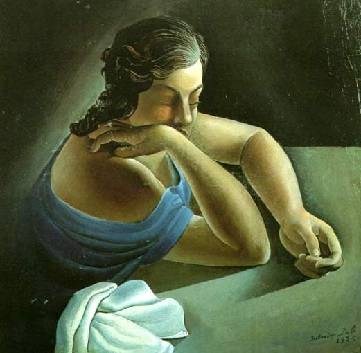 Salvador Dali - 1925 Salvador Dali - Myśl.jpg
