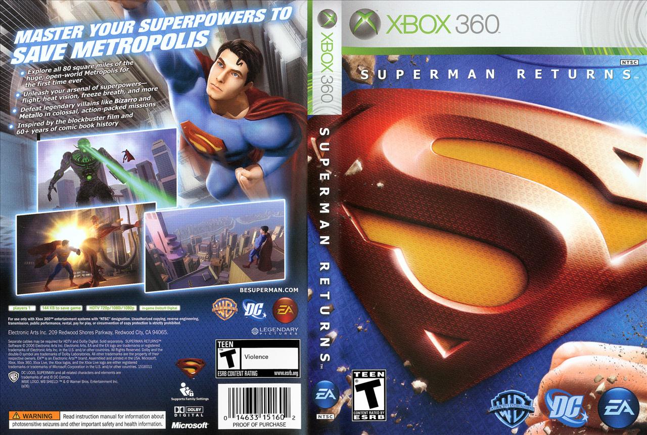 Okładki do gier Xbox360 - Superman_Returns_ntsc-cdcovers_cc-front.jpg