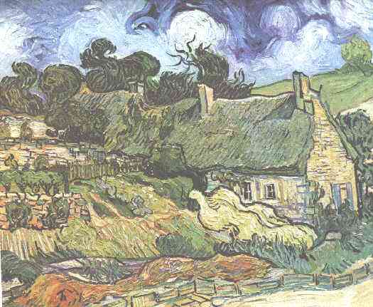 Vincent van Gogh - gogh - cottagges with thatched roofs.jpg