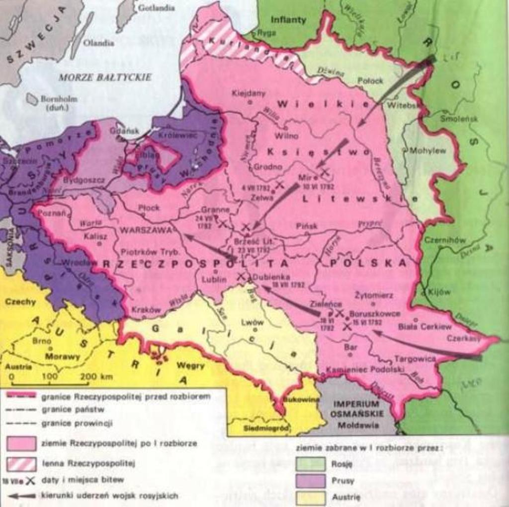 Mapy Polski - 1792 - RZECZPOSPOLITA PO I ROZBIORZE.jpg