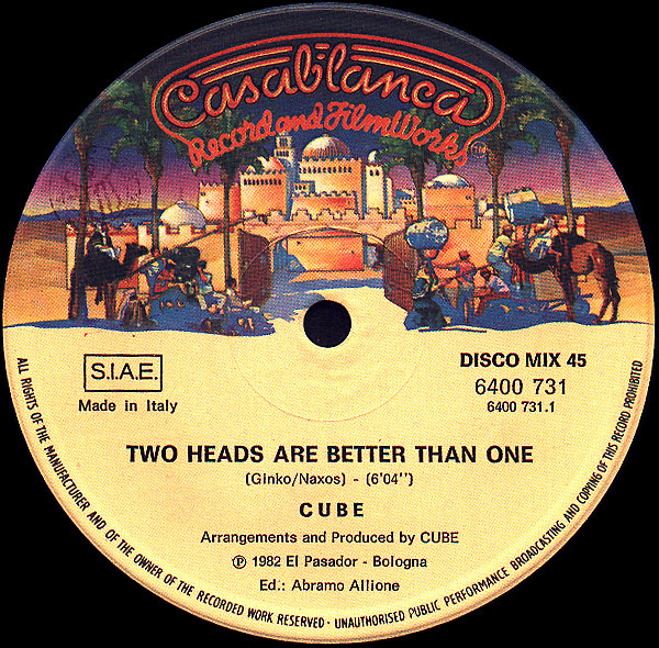 Cube - Two Heads Are Better Than One 12 1982 - Cube - Two Heads Are Better Than One side A.jpeg
