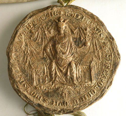 1333-1370 - panowanie Kazimierza Wielkiego - Pieczęć większa Kazimierza Wielkiego, 1333-1370.jpg