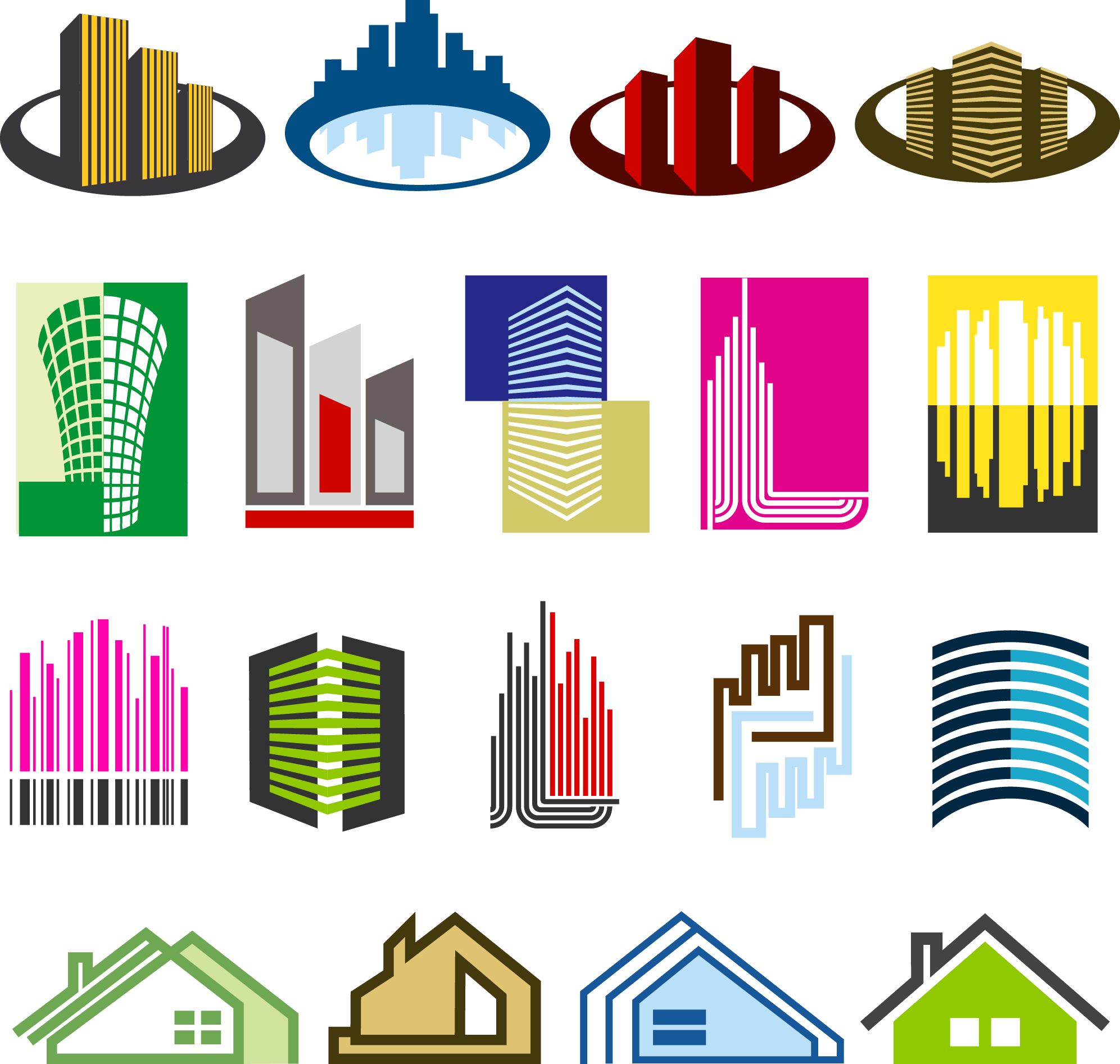 IKONY - 16 Free Real Estate Vector Logo types.png