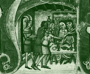 1333-1370 - panow... - Zimą 1329 roku Kazimierz wyjechał na Węgry na dw... króla do udzielenia pomocy przeciwko Krzyżakom..jpg