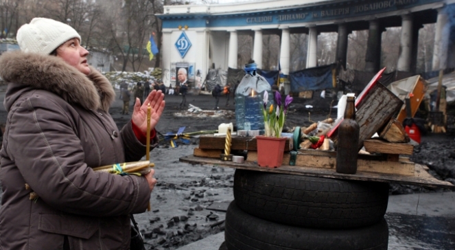  MAJDAN 2013-2014 - Ukraina - Euromajdan opuścił ratusz w Kijowie - 16.02.2014.jpeg