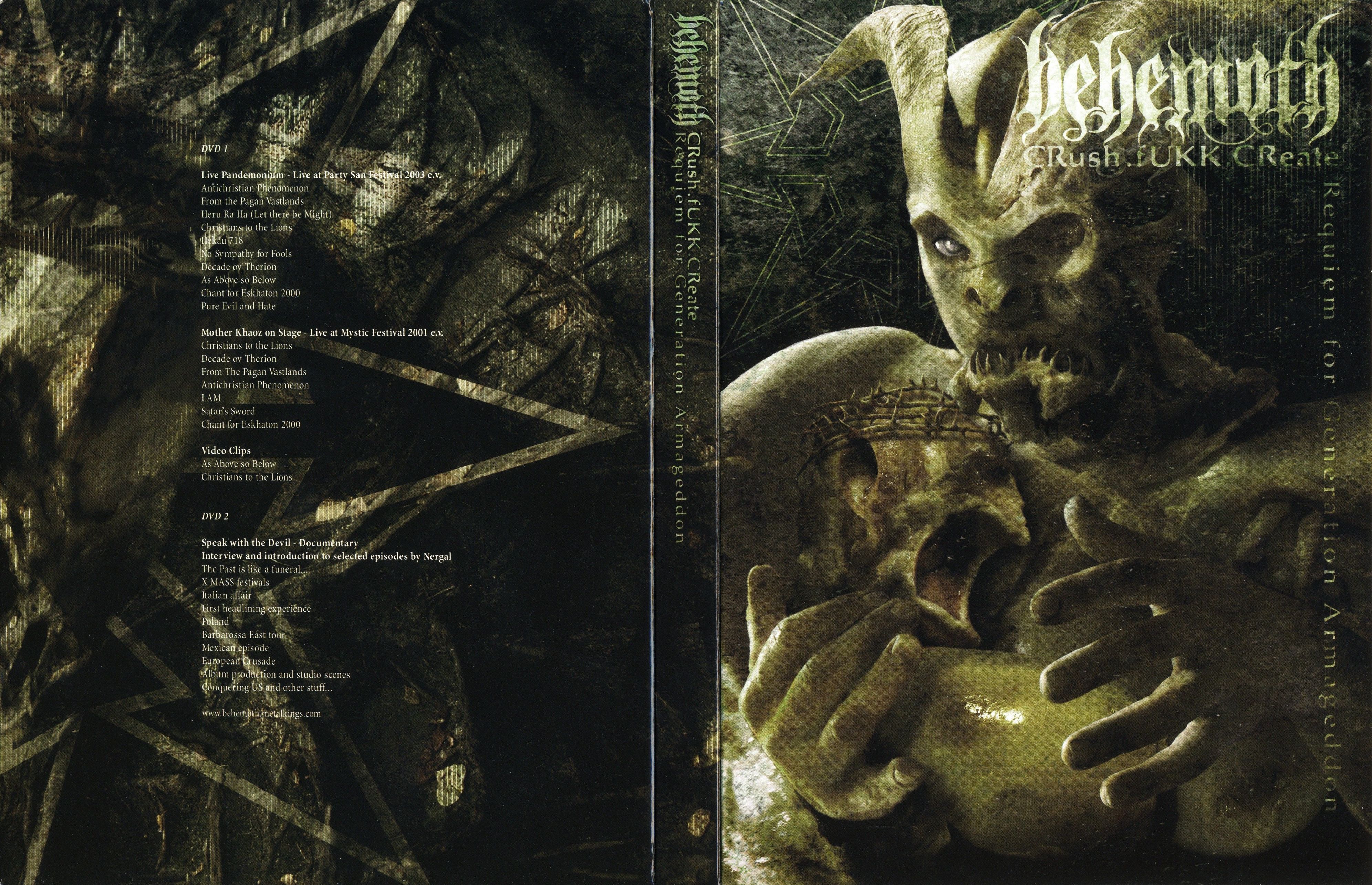 covery DVD - Behemoth - CRush.fUKK.CReate Requiem For Generation Armageddon - Cover.jpg